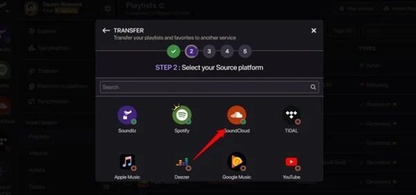 transfer-playlists-from-soundcloud-to-spotify-8 كيفية نقل قوائم التشغيل من SoundCloud إلى Spotify