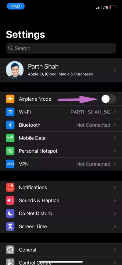 turn-off-airplane-mode_4d470f76dc99e18ad75087b1b8410ea9 أفضل 9 طرق لإصلاح مشكلة عدم تلقي المكالمات على iPhone