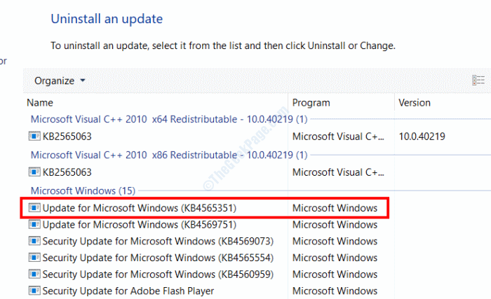 update_name كيفية إصلاح خطأ تحديث Windows 10 0x80240061