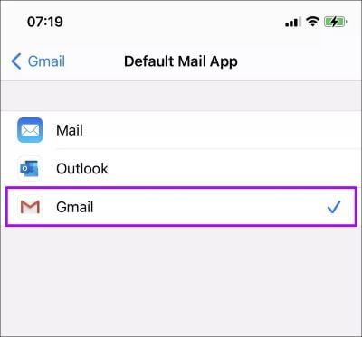 كيفية جعل Gmail و Outlook عميل البريد الإلكتروني الافتراضي على iPhone - %categories