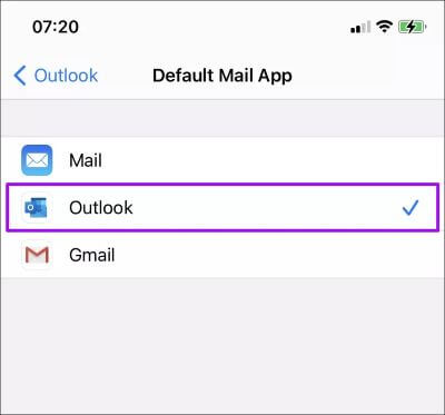 كيفية جعل Gmail و Outlook عميل البريد الإلكتروني الافتراضي على iPhone - %categories