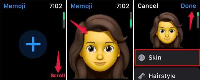 Edit-Memoji-on-Apple-Watch كيفية إنشاء Memoji الخاص بك على Apple Watch