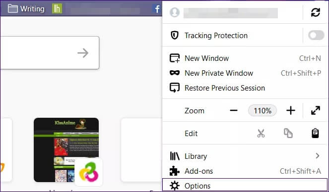 Firefox-Quantum-Access-Options_border_4d470f76dc99e18ad75087b1b8410ea9 كيفية إصلاح عدم عمل مقاطع فيديو Facebook بشكل صحيح على Firefox Quantum