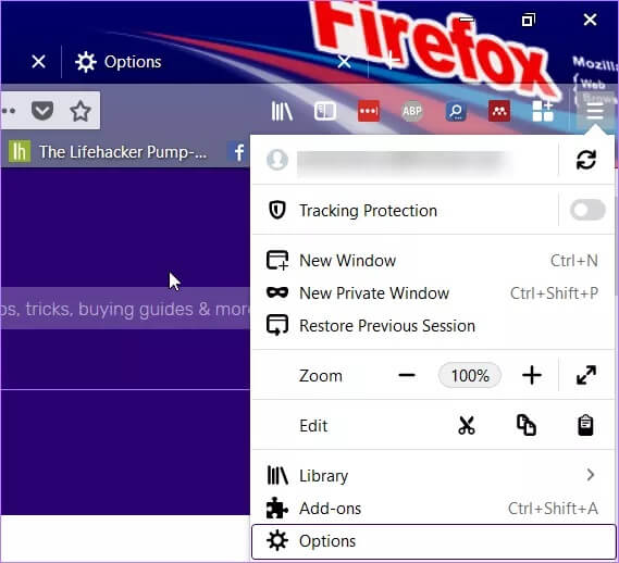 Firefox-Quantum-Options-Highlight-1_4d470f76dc99e18ad75087b1b8410ea9 كيفية إصلاح عدم عمل مقاطع فيديو Facebook بشكل صحيح على Firefox Quantum