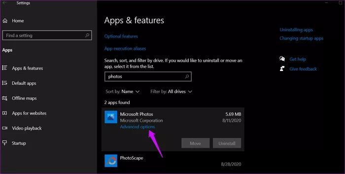 Fix-Windows-10-Photos-Black-Screen-Error-3_935adec67b324b146ff212ec4c69054f 7 طرق مفيدة لإصلاح خطأ الشاشة السوداء في تطبيق Photos على Windows 10