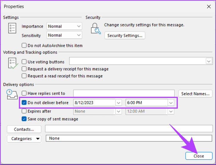 How-to-Schedule-Emails-in-Outlook_11 كيفية جدولة رسائل البريد الإلكتروني في Outlook على أي منصة