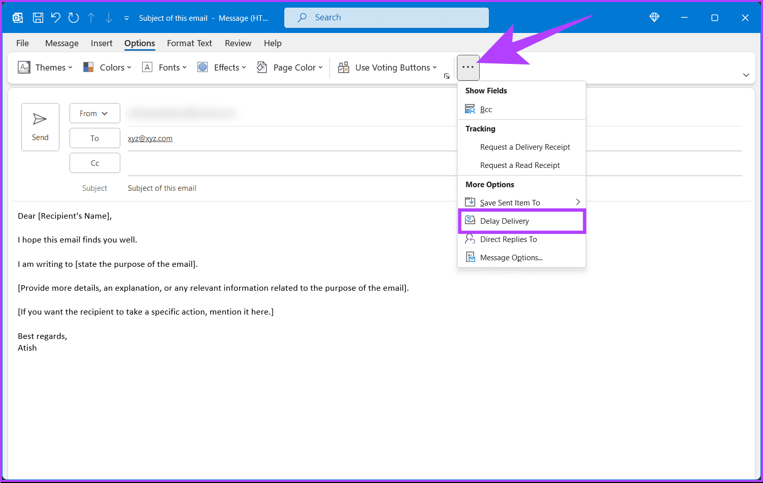 كيفية جدولة رسائل البريد الإلكتروني في Outlook على أي منصة - %categories