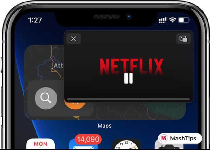 Netflix-Picture-in-Picture-Mode-iPhone كيفية مشاهدة Netflix في ميزة Picture In Picture على iPhone و Android