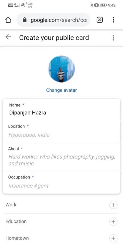 Now-you-will-be-directed-to-the-Create-your-Public-card-section-514x1024-1 كيفية إضافة بطاقة الأشخاص الخاصة بك على Google Search