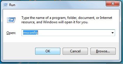 Open-Run-command-and-type-in-there-msconfig إصلاح عدم تنزيل تحديثات Windows 7