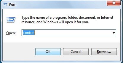 Open-the-Run-and-type-in-there-control إصلاح عدم تنزيل تحديثات Windows 7
