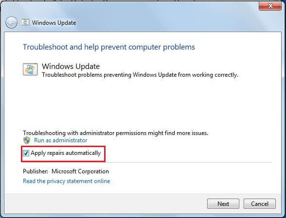 إصلاح عدم تنزيل تحديثات Windows 7 - %categories