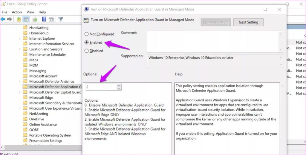 Microsoft Defender Application Guard nedir ve nasıl etkinleştirilir