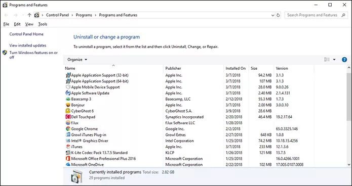 Windows-10-Classic-Features-2_4d470f76dc99e18ad75087b1b8410ea9 كيفية الوصول إلى لوحة إضافة أو إزالة البرامج القديمة والميزات الكلاسيكية الأخرى في Windows 10