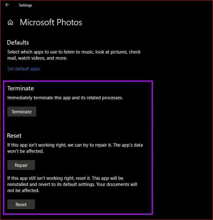 Windows-10-Photos-App-Crashing-Fix-4_4d470f76dc99e18ad75087b1b8410ea9 كيفية إصلاح مشكلة تعطل تطبيق الصور Pho­tos على Windows 10