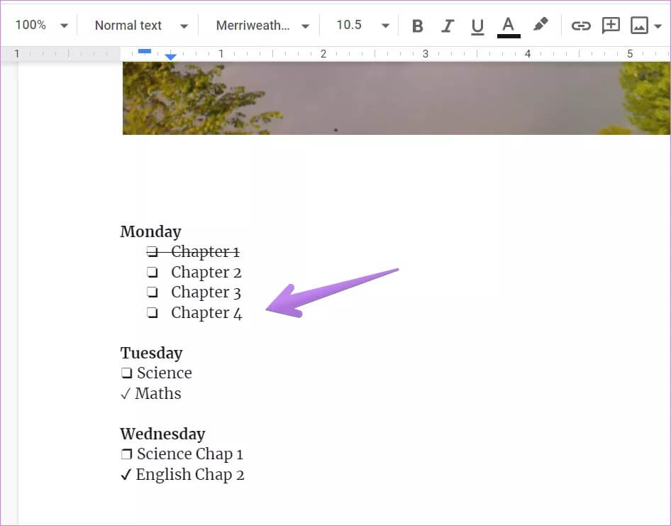 add-checkboxes-in-google-docs-12_4d470f76dc99e18ad75087b1b8410ea9 كيفية إضافة مربع اختيار في محرر مستندات Google Docs على الهاتف المحمول وسطح المكتب