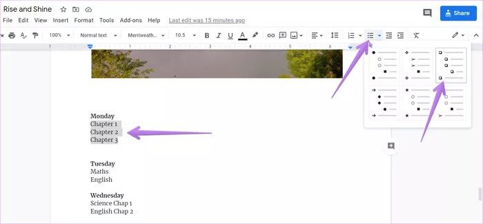 كيفية إضافة مربع اختيار في محرر مستندات Google Docs على الهاتف المحمول وسطح المكتب - %categories