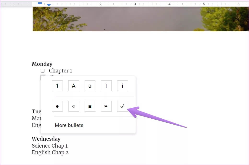 add-checkboxes-in-google-docs-5_4d470f76dc99e18ad75087b1b8410ea9 كيفية إضافة مربع اختيار في محرر مستندات Google Docs على الهاتف المحمول وسطح المكتب