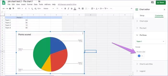 add pie chart google docs 12 935adec67b324b146ff212ec4c69054f - كيفية وضع مخطط دائري في Google Docs و 9 طرق لتخصيصه