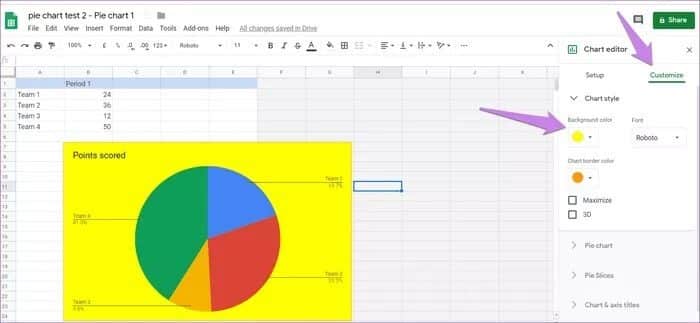 add pie chart google docs 13 935adec67b324b146ff212ec4c69054f - كيفية وضع مخطط دائري في Google Docs و 9 طرق لتخصيصه
