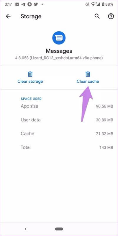 android-messages-app-crashing-13_40dd5eab97016030a3870d712fd9ef0f أفضل 9 إصلاحات لمشكلة تعطل رسائل Android
