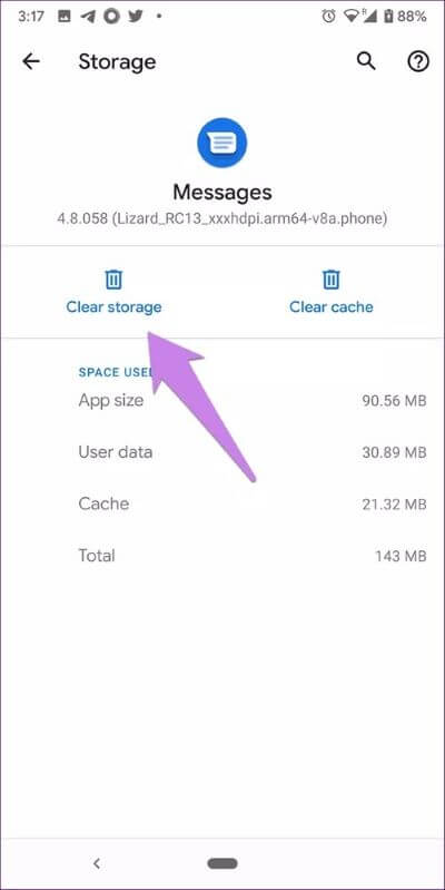 android-messages-app-crashing-14_40dd5eab97016030a3870d712fd9ef0f أفضل 9 إصلاحات لمشكلة تعطل رسائل Android