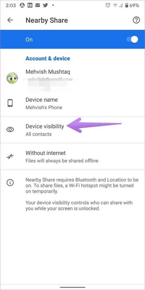 android-nearby-sharing-not-working-8_40dd5eab97016030a3870d712fd9ef0f أفضل 12 طريقة لإصلاح عدم عمل ميزة المشاركة القريبة Near­by Shar­ing على Android