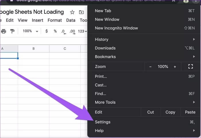 batch_fix-google-sheets-not-loading-chrome-05_935adec67b324b146ff212ec4c69054f أفضل 5 إصلاحات لعدم تحميل Google Sheetsعلى Chrome