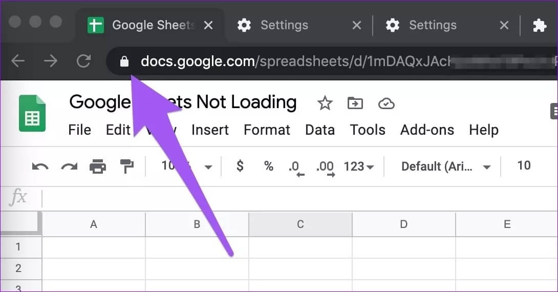 batch_fix-google-sheets-not-loading-chrome_4d470f76dc99e18ad75087b1b8410ea9 أفضل 5 إصلاحات لعدم تحميل Google Sheetsعلى Chrome