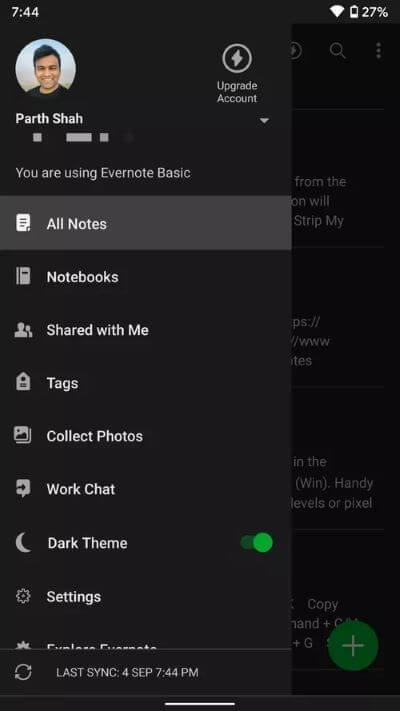 evernote-ui_40dd5eab97016030a3870d712fd9ef0f Samsung Notes مقابل Evernote: ما هو تطبيق تدوين الملاحظات الأفضل على هواتف Galaxy