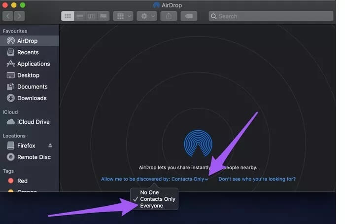 fix-airdrop-not-sending-from-iphone-to-mac-07_935adec67b324b146ff212ec4c69054f أفضل 7 إصلاحات لـ AirDrop لعدم إرسال ملفات من iPhone إلى مشكلات Mac