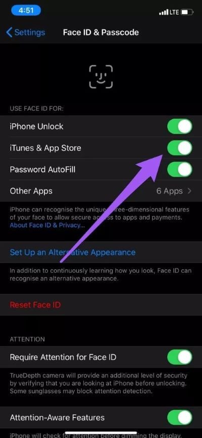 أفضل 6 طرق لإصلاح عدم عمل Face ID مع App Store - %categories