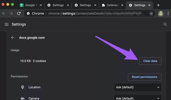fix-google-sheets-not-loading-chrome-02_935adec67b324b146ff212ec4c69054f أفضل 5 إصلاحات لعدم تحميل Google Sheetsعلى Chrome