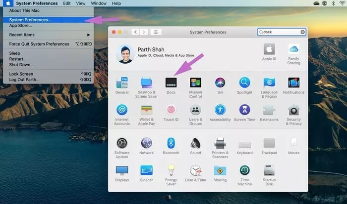 go-to-dock-menu_2020-09-12-085828_935adec67b324b146ff212ec4c69054f دليل كامل لتخصيص Dock على Mac