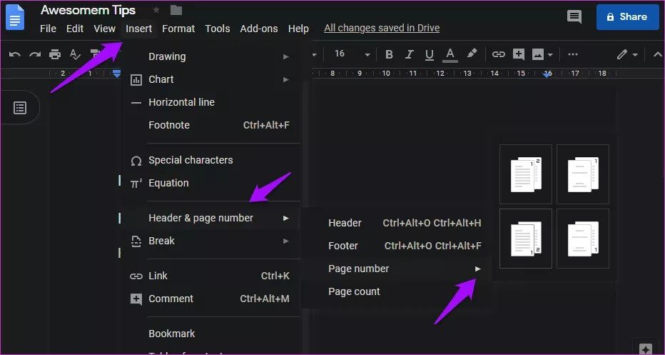 google-docs-tips-and-tricks-16_4d470f76dc99e18ad75087b1b8410ea9 أفضل 7 نصائح وحيل لمحرر Google Docs لاستخدامه كالمحترفين