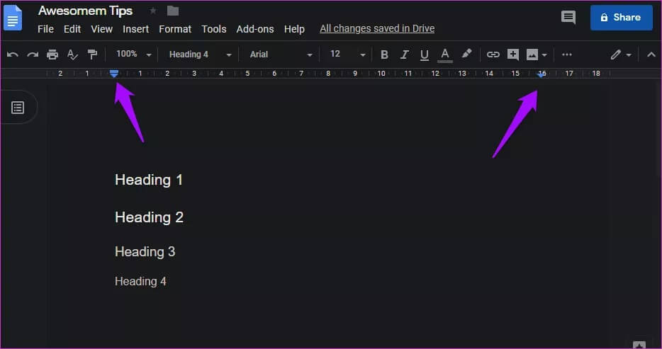 google-docs-tips-and-tricks-6_4d470f76dc99e18ad75087b1b8410ea9 أفضل 7 نصائح وحيل لمحرر Google Docs لاستخدامه كالمحترفين