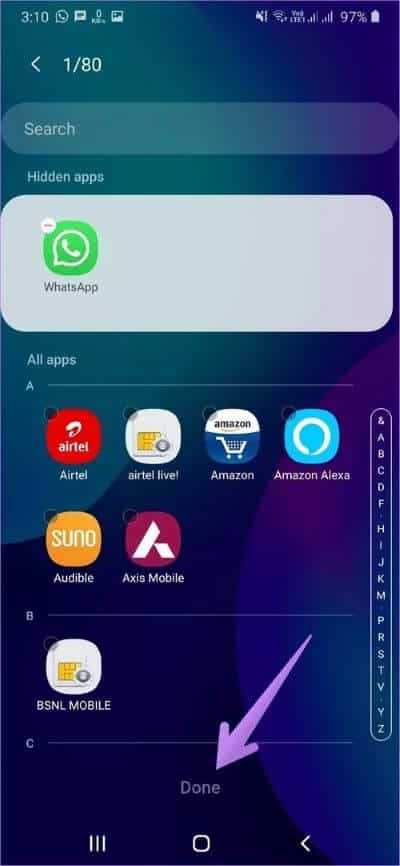 how-to-hide-unhide-apps-samsung-4_40dd5eab97016030a3870d712fd9ef0f كيفية إخفاء وإلغاء إخفاء التطبيقات في هواتف Samsung