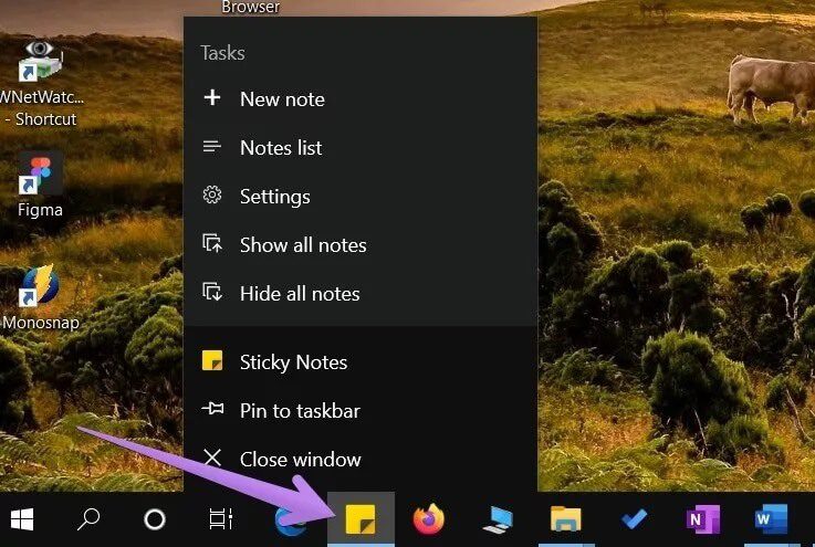how-to-put-sticky-notes-shortcut-on-desktop-windows-10_4d470f76dc99e18ad75087b1b8410ea9 أفضل 4 طرق لوضع Sticky Notes على سطح المكتب في Windows 10