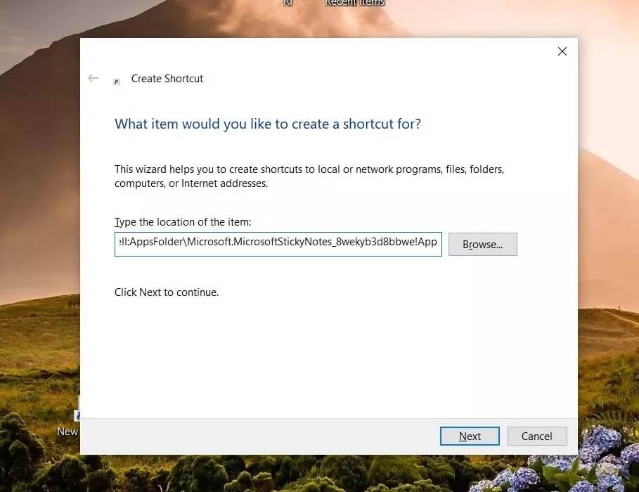 how-to-put-sticky-notes-shortcut-on-desktop-windows-6_4d470f76dc99e18ad75087b1b8410ea9 أفضل 4 طرق لوضع Sticky Notes على سطح المكتب في Windows 10