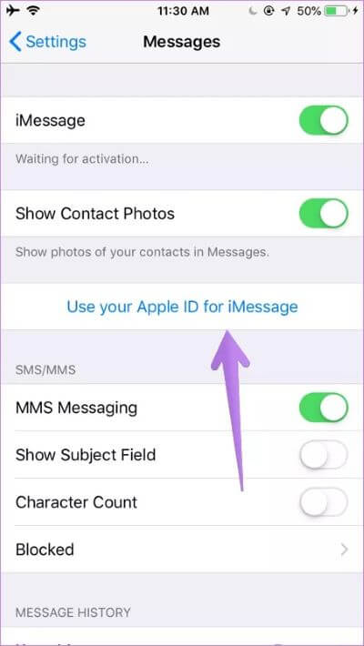 أفضل 8 طرق لإصلاح خطأ تسجيل خروج iMessage على iPhone - %categories