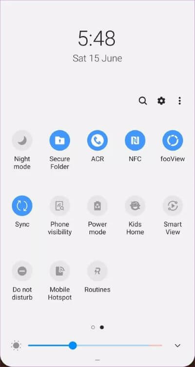 notification-panel_40dd5eab97016030a3870d712fd9ef0f Samsung One UI مقابل Nova Launcher: ما هو المشغل الأفضل لك
