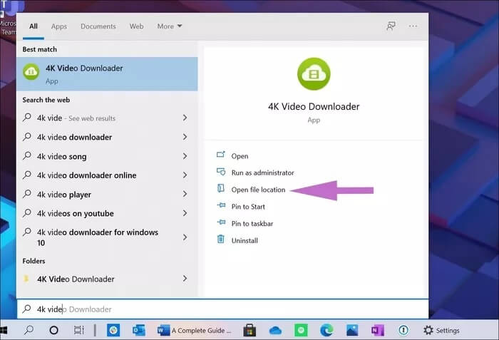 open-file-location_935adec67b324b146ff212ec4c69054f دليل كامل لإصلاح النص الضبابي في Windows 10