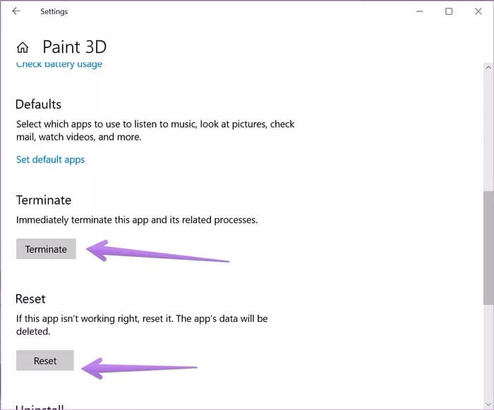أفضل 9 طرق لإصلاح أعطال Microsoft Paint 3D عند الفتح على Windows 10 - %categories