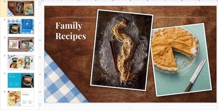 recipe_935adec67b324b146ff212ec4c69054f أفضل 11 نموذجًا لـ Google Slides لتحسين الإنتاجية