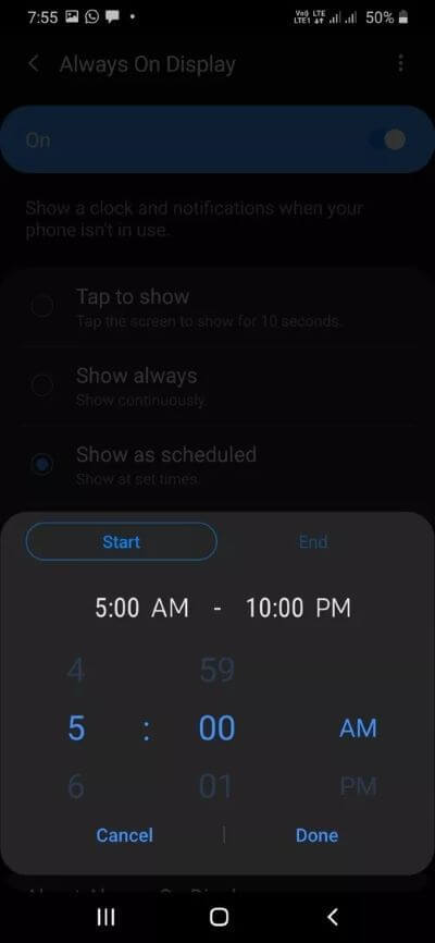 set-time_40dd5eab97016030a3870d712fd9ef0f دليل لإعداد واستخدام Always On Display على أجهزة Samsung Galaxy