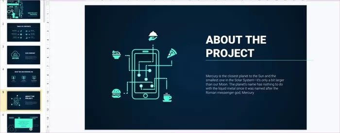 web-praposal_935adec67b324b146ff212ec4c69054f أفضل 11 نموذجًا لـ Google Slides لتحسين الإنتاجية