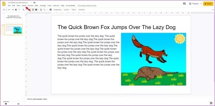 Add-Animations-to-Google-Slides-3_4d470f76dc99e18ad75087b1b8410ea9 كيفية إضافة الرسوم المتحركة في العروض التقديمية من Google Slides