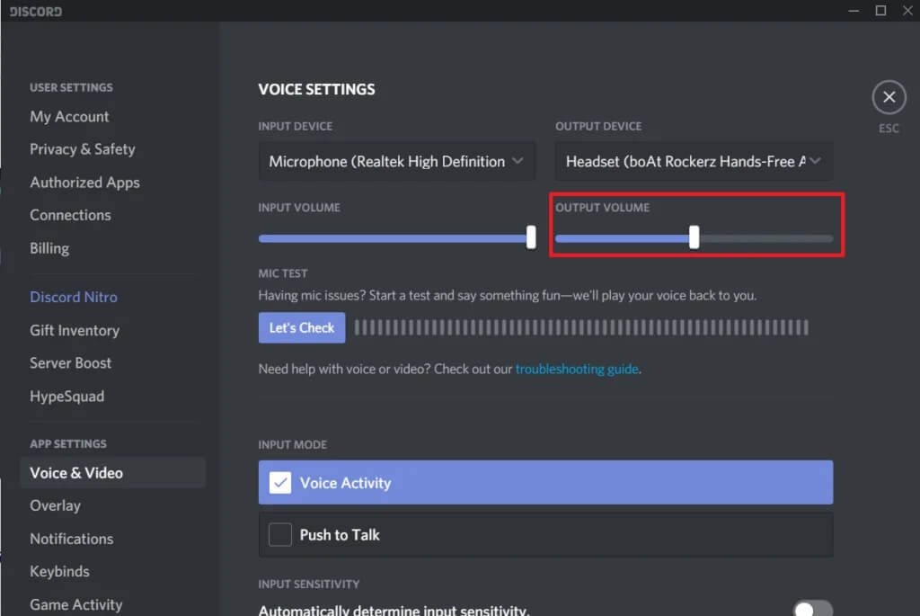 Adjust-the-output-volume-slider-as-per-your-preference-1024x685-1 إليك طرق لإصلاح لا يمكن سماع الناس على Discord
