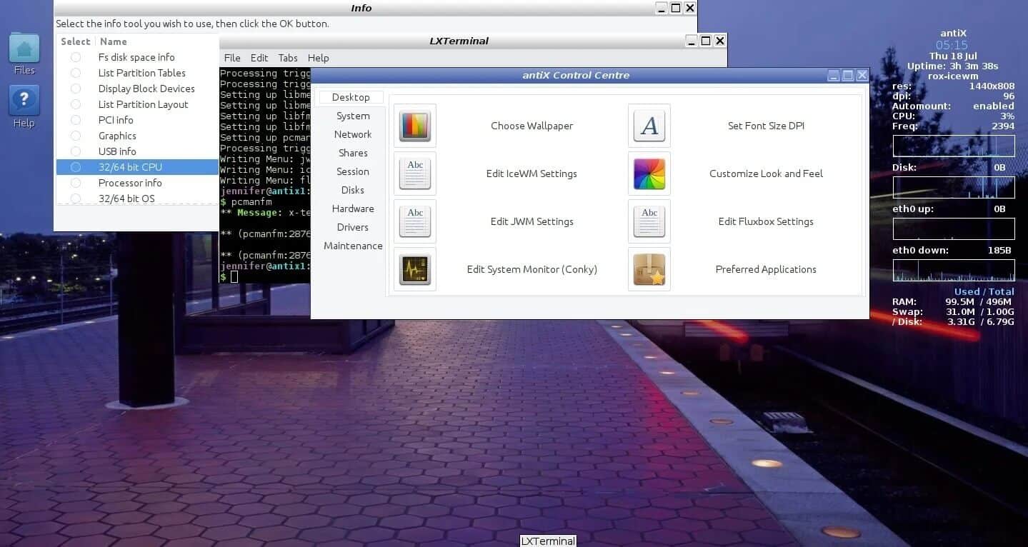 AntiX-Linux 20 من أفضل توزيعات Linux خفيفة الوزن لعام 2021