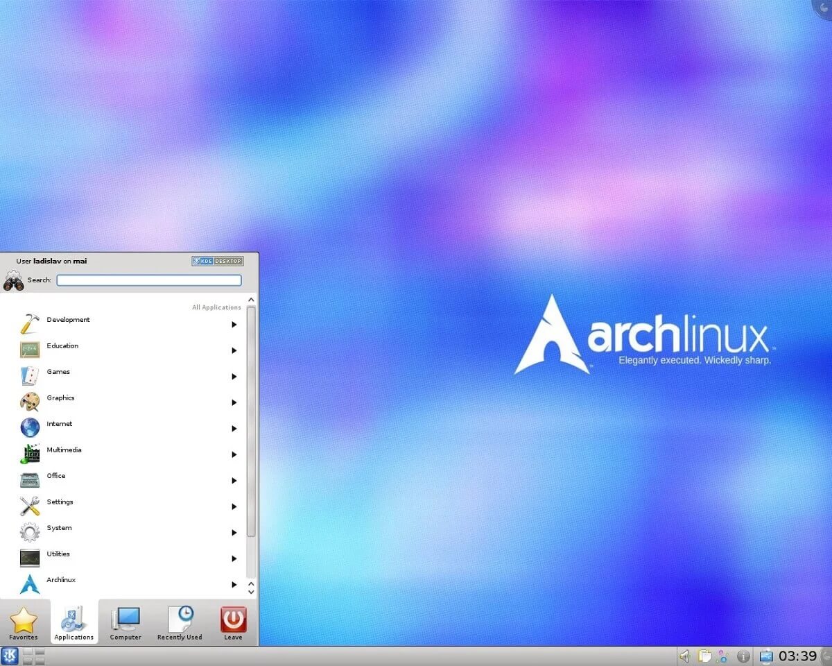 Arch-Linux 20 من أفضل توزيعات Linux خفيفة الوزن لعام 2021